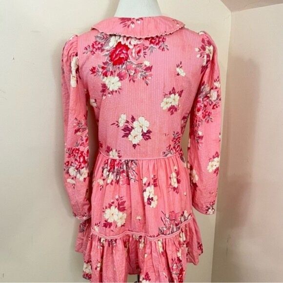 LoveShackFancy Pink Floral Mini Dress - Picture 5 of 10